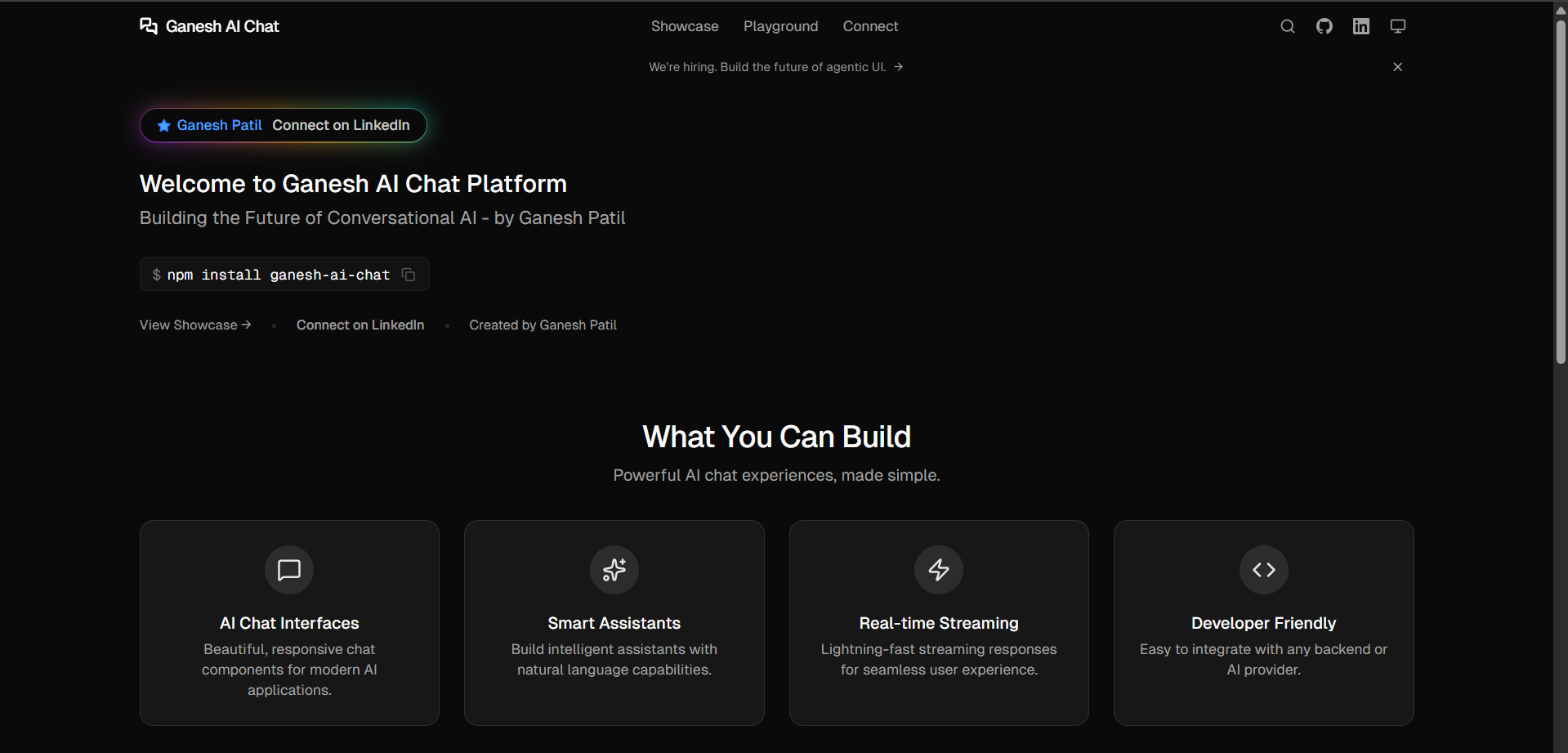 Ganesh AI Chat Platform